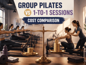 Comparison of group Pilates and private sessions at Pilates Moves You.